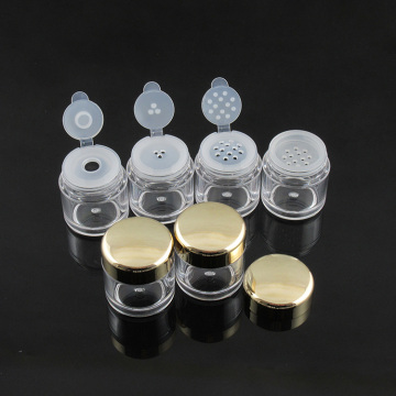TM-ES6130 5ml Shiny Gold Cosmetic Powder Bottle - Free Shipping over MOQ 500pcs