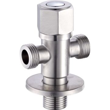 Good Quality Safety Brushed Bathroom Toilet Faucet Mixer 304 Angle Valve