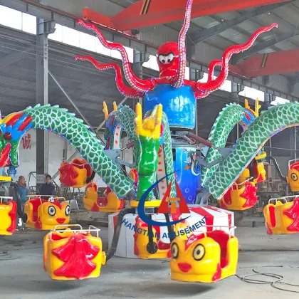 Family Fun Octopus Ride Game Machine for Sale