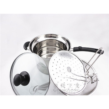 mutil-function stainless steel wok