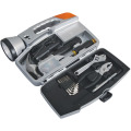 Conjunto de caja de herramientas de mano profesional para el hogar con luz LED