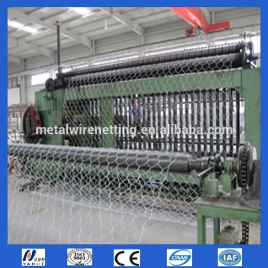 Galvanized Steel Gabion Mesh Gabion Cage Machine