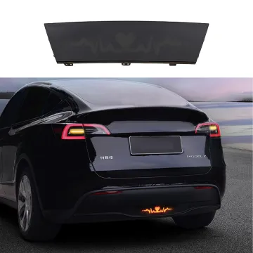 Tesla Model Y Emergency Flashing Rear Fog and Pilot Light
