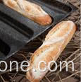 Silicone não-bastão de pão de baguete de molde de pão