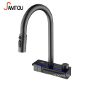 Samtou Smart Kitchen Faucet: A High-End Revolving Faucet with Digital Display and Electrogenerating Technology for a Waterfall R