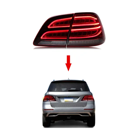 Mercedes Benz ML300 320 350 400 2012-2015 GLE Style Full LED Rear Lamps