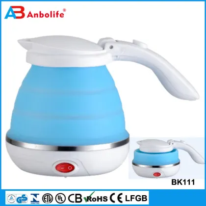 disposable water bottles portable hot water kettle food grade foldable silicone kettle sports water kettle