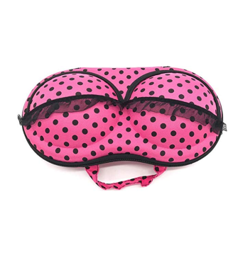 Custom High Quality Eva Zipper Storage Case for Women's Nude Bra and Nipple Cover