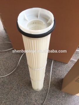 Plastic skeleton dust filter
