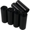 Medium Size HDPE 3 Mil Waste Packaging Black Bag Plastic Garbage Bag