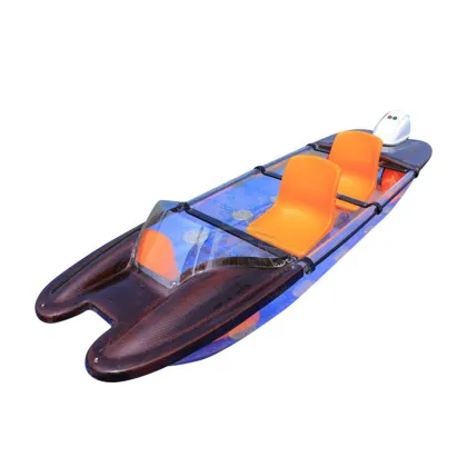 Plastic Rowing Boat Glass Polycarbonate Kayak