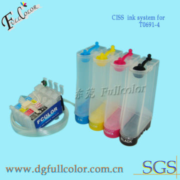 4 Color Ciss Ink System For Epson T0691 - T0694 Cartridge