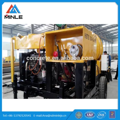 2016 factory directly supply NEW machine concrete mixer pumps HBTS SERIES