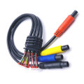 Conjunto de cable de señal de alimentación y datos de plana QJ600