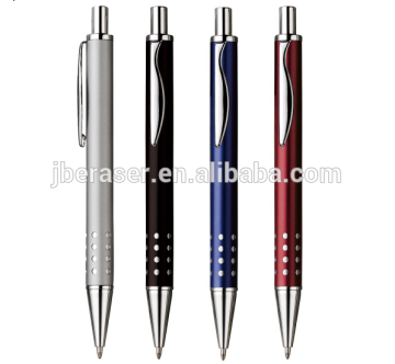 Advertising promotional aluminum customized click pen with company logo
