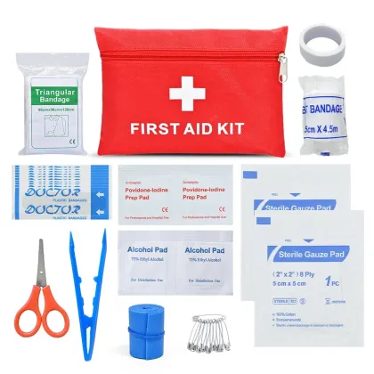 Portable medical emergency kit