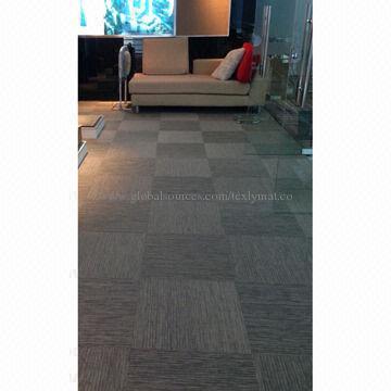 Woven Vinyl Flooring, Tile Dimensions of 50x50cm