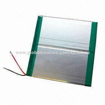 Lithium Polymer Battery for Tablet PC, 3.7V/8,000mAh, High-capacity and Long Lifespan Cycle