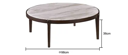 Modern minimalist smart coffee table marble top table