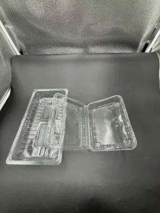 the PET box for meat and vegetale meat plate display and stocking