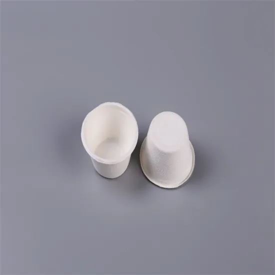 Customized compostable eco friendly sugarcane bagasse cup