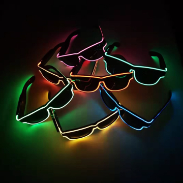 High Brightness USB Rechargeable LED Flashing Sunglasses - New Arrival