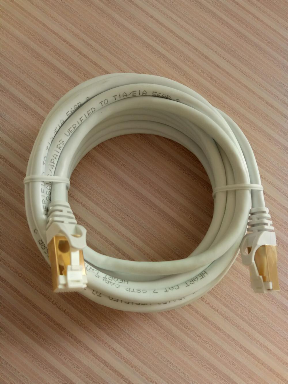 Cat7 afgeschermde kabel met nylon RJ45-connector