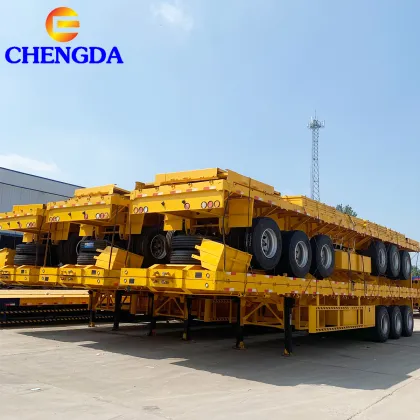 Chengda Fence Semi Trailers for Bulk Cargo and Livestock Transportation