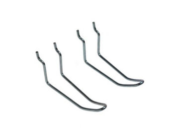 Metal Double Loop Pegboard Hook Slatwall Accessories For Pendant