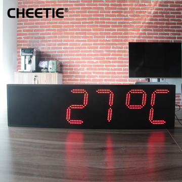 CHEETIE CP029 LED Outdoor Waterproof Digital Wall Clock