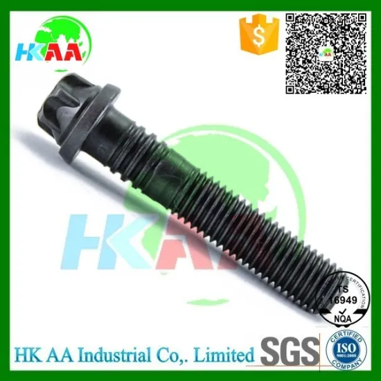 TS16949 certified precision machined hardened stainless steel connecting rod bolt for auto spare parts