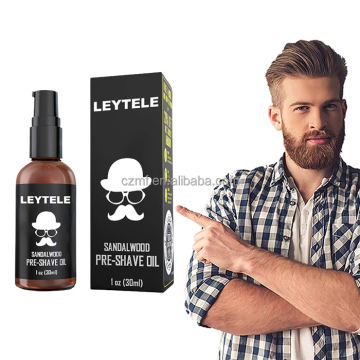 Custom Wholesale High Quality Pre-shaving Beard Oil Set for Natural Organic Beard Hair Growth
