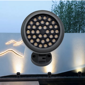 Rounded IP66 Outdoor LED Landscaping Projection Light: 72W Aluminum 3535 Flood Light