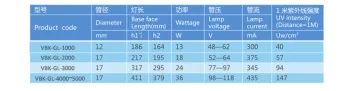Air purifier uvc uv germicidal lamp air cleaner