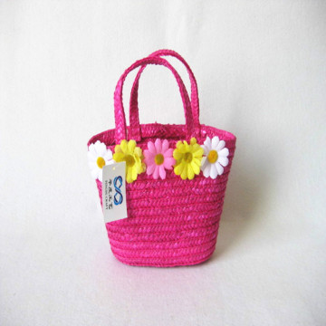 child picnic bag,child flower crochet bag,child beach bag
