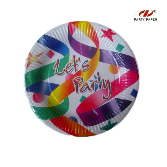 Disposable Colorful Paper Plate