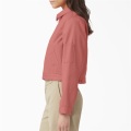 Manteau court rose pour femmes en gros