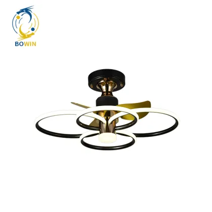 2023 LED Lights with Ceiling Fan: Retractable Chandelier Fan Light