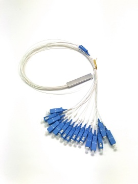 PLC 1*16 mini steel splitter sc upc connector