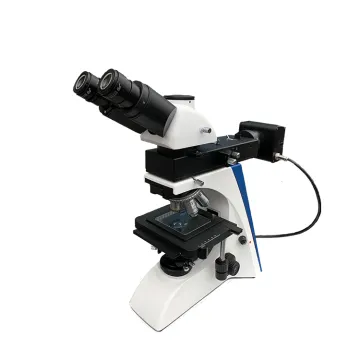 MIT500 50X-1000X Upright Metallurgical Microscope: Transmitted and Reflected Light
