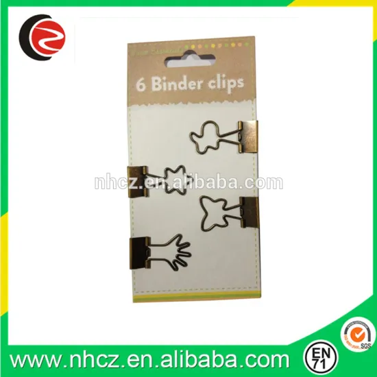 Bronze Craft Shaped Binder Clips