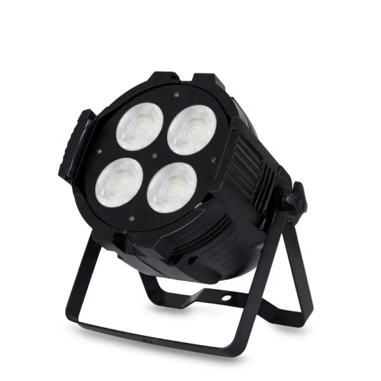 4pcs 50W Mini LED Par Can Warm White LED Pars Lights 200W Total