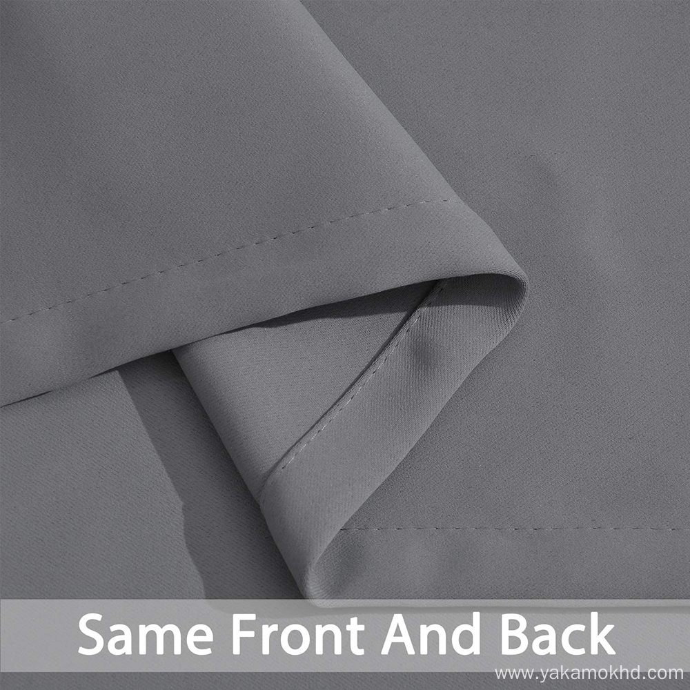 Grey Blackout Curtains 72 Inch Long