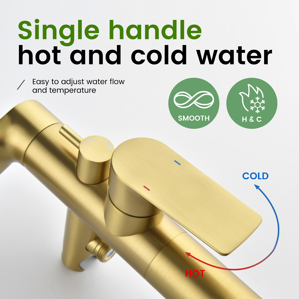 luxury gold tub faucet 7