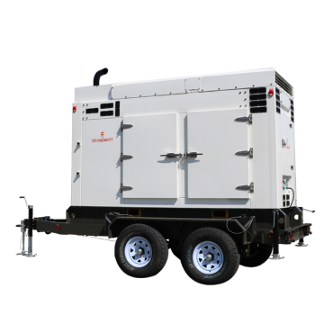 Trailer diesel generator set