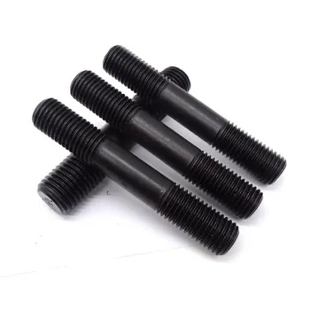 Black Oxide Steel Double End Stud Bolts: DIN 938 Standards and Specifications