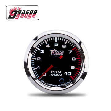 DragonGauge Seven Color Stepper Motor 2.52mm Auto Digital Car Modification Tachometer RPM Meter