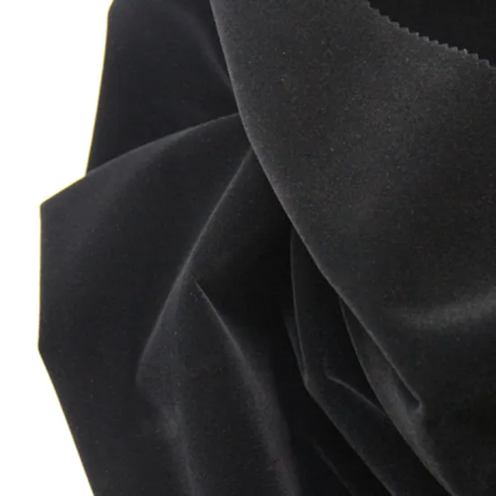 Flocking factory direct black flannelette doubleside professional flocking cloth processing XFN50-1