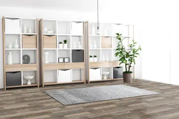 engineered wood luxury vinyl SPC floor with clcik system