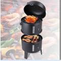 Acciaio 3 in 1 Grill a carbone fumatore